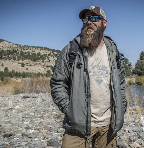 T-Shirts - Helikon - T-shirt Outback Life - Khaki - TS-OBL-CO-13