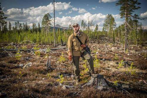 Helikon - Koszula Woodsman - Taiga Grün / Coyote - KO-WDN-DC-1109A