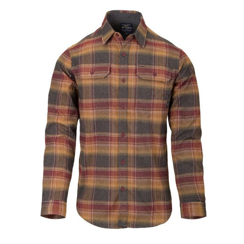 Hemden & Pullover - Helikon - GreyMan Hemd - Bernstein kariert - KO-GMN-PN-P0