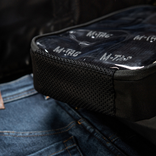 Ausrüstung - M-Tac - Elite Large Clear Pouch - 30 x 19 cm - Schwarz - 10147002-L - Sonstige