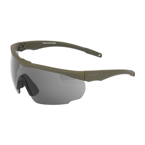 Swiss Eye - Ballistische Brille Blackhawk mit Visierset - Rubber Green - 40423 - Ballistische Brillen - Ausrüstung