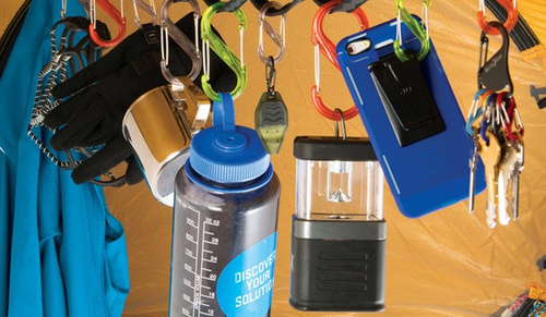 Outdoor - Nite Ize - GearLine Organisationssystem - 10 S-Biners - 122 cm - GLN4-M1-R8 - Kunststoffkarabiner