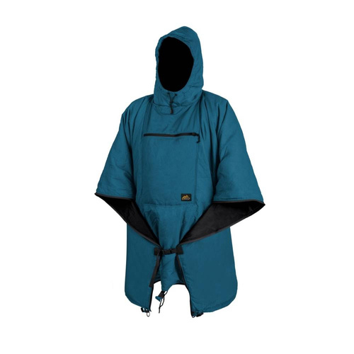 Helikon - Poncho Swagman Roll - Windpack - Climashield - Aqua Blue - PO-SMR-NL-1H - Militärjacken