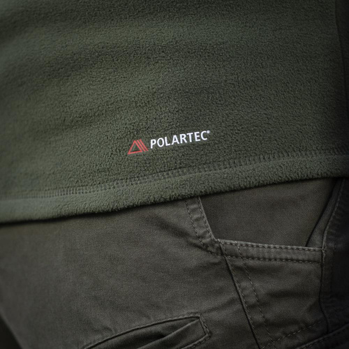 Bekleidung - M-Tac - Militär-Fleece Delta Polartec Cardigan Raglan - Army Olive - 70022062 - Fleece-Sweatshirts