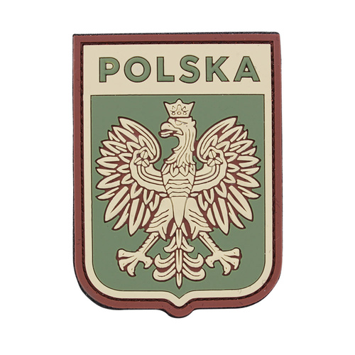 101 Inc. - 3D-Aufnäher - Polen Weißer Adler - Multicamo - 444130-7055 -  3D PVC Morale Patches