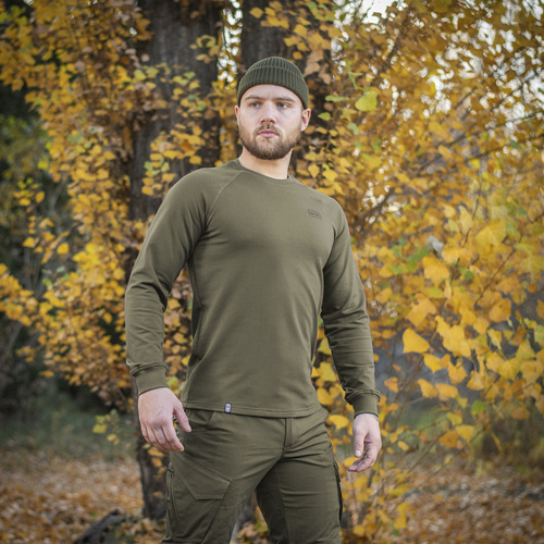 Militär-Sweatshirts - M-Tac - Raglan-Sweatshirt Athlete - Baumwolle - Dark Olive - 20455048