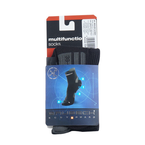Brubeck - Trekkingsocken Multifunktional - Graphite - BMU001A - Trekkingsocken - Bekleidung
