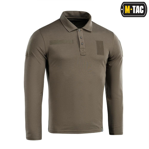 M-Tac - Taktisches Poloshirt mit langen Ärmeln - Dark Olive - 80021048 - Poloshirts - Bekleidung