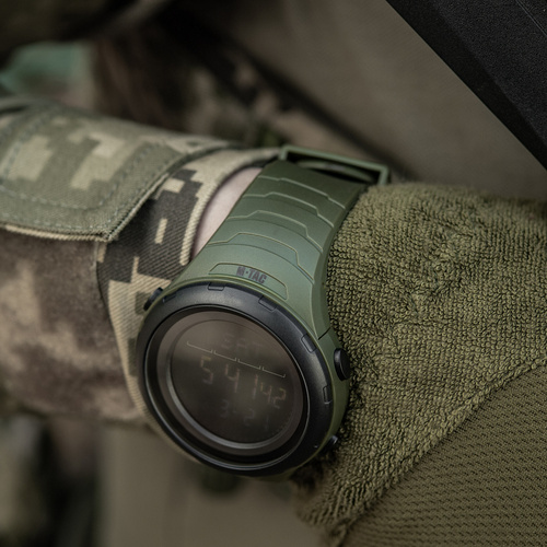 M-Tac - Taktische Uhr 2166 - LED - 5 ATM - Grün - 50008001 - Uhren - Verschiedenes