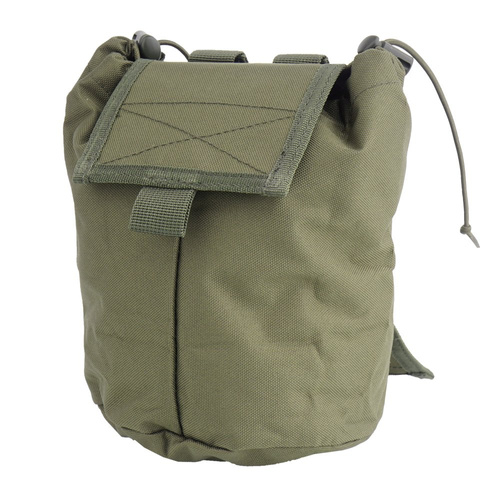 Mil-Tec - Zusammenklappbare Dump Pouch - Zielony OD - 16156401 - Drop Taschen
