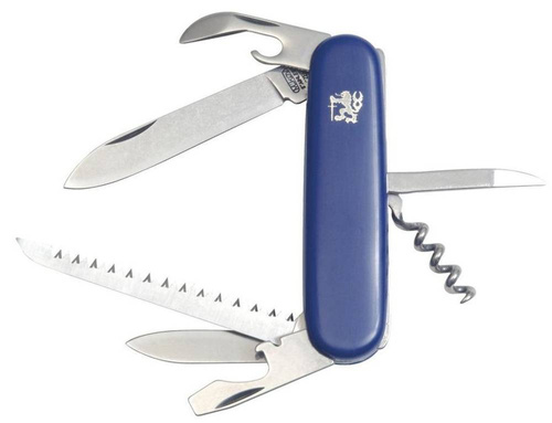 Mikov - Multifunktionelles Taschenmesser Stovka 100 mm - 7 Werkzeuge - Blau - 100-NH-7 A - Taschenmesser & Schweizermesser