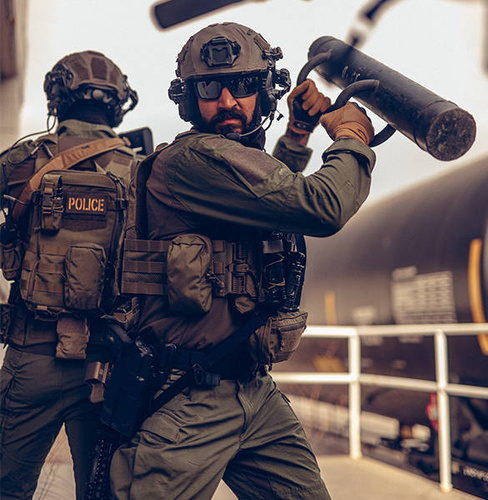 Helikon - MCDU Combat Shirt - Tiger Stripe / Olive Green - BL-MCD-SP-6202A - Kampfhemden - Bekleidung