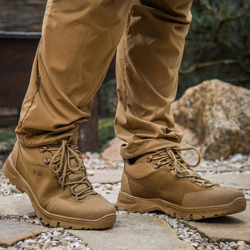 M-Tac - Patrol R Taktische Stiefel - Leder - Coyote - 30203905 - Militärstiefel - Bekleidung