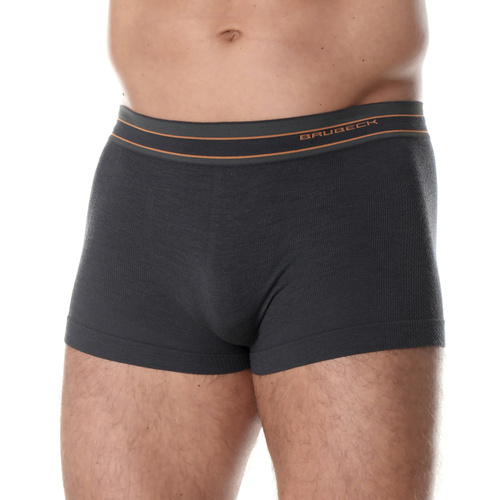 Brubeck - Active Wool Merino Boxershorts - Grafite - BX10870 - Thermoaktive Wäsche - Bekleidung