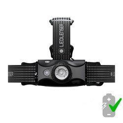 Ledlenser - Stirnlampe Wiederaufladbar MH7 - 600 Lumen - Schwarz/Grau - 501599