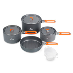 Fire Maple - Touristisches Kochgeschirr - Set mit 4 Schalen - FEAST 5 Cookware-Orange