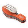 M-Tac - Zerlegtes Reisebesteck - Orange - 60012035