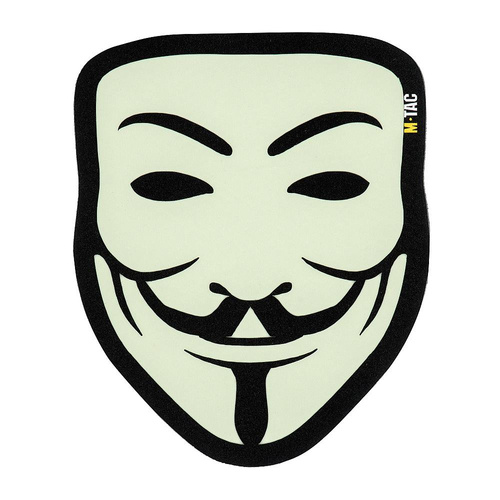 M-Tac - Anonymous Morale Patch Aufnäher - Schwarz / GID - 51313299 - Andere