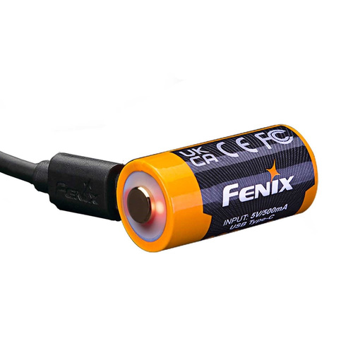 Batterien - Fenix - Wiederaufladbare Batterie USB ARB-L16U 16340 - 800 mAh - 3,6V - ARB-L16U
