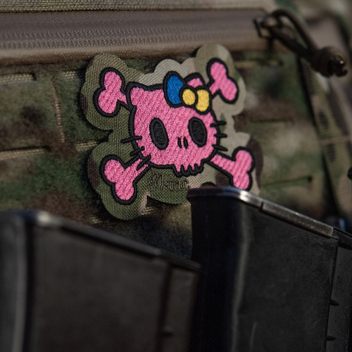M-Tac – Kitty Pink Patch – Stickerei – Gelbe und Blaue Schleife – MultiCam – 51393008 - Morale Patch