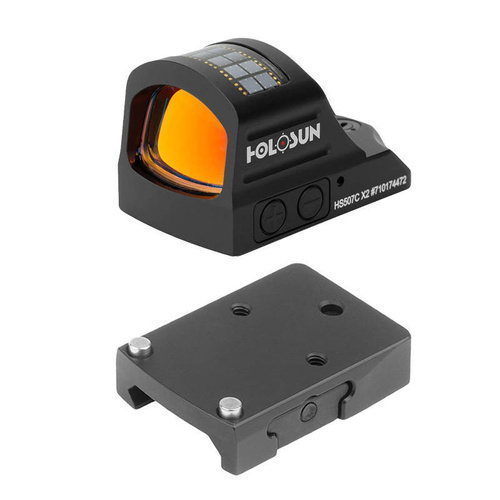 Holosun - HS507C X2 Micro Red Dot Rotpunktvisier mit Picatinny-Schienenmontage - Holosun Kollimatorvisiere