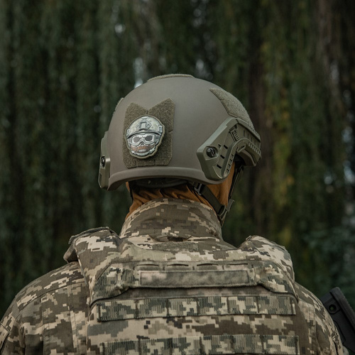 M-Tac – Emoji-Patch Nr. 4 Schnurrbart – PVC 3D – Camo – 51353504 - Andere