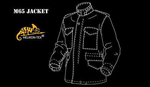 Militärjacken - Helikon - Militärjacke M65 - Olive Green - KU-M65-NY-02