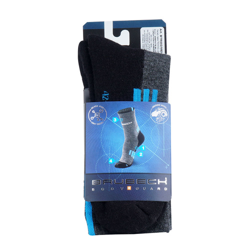 Brubeck - Trekking Light Socken - Graphite-Blau - BTR002 - Trekkingsocken - Bekleidung