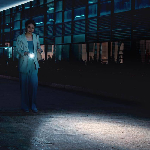 Outdoor - Fenix - Wiederaufladbare LED Taschenlampe E05R - Schlüsselanhänger - 400 Lumen - Schwarz - 039-493 - LED-Taschenlampen