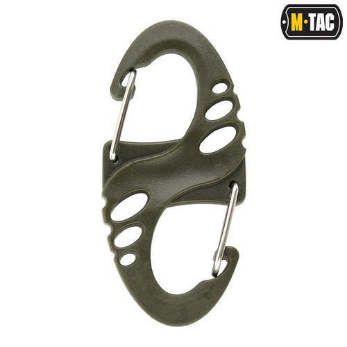 M-Tac - Doppelkarabiner S-Haken - Olive - MTC-SHKCRBNR-OD - Kunststoffkarabiner - Outdoor