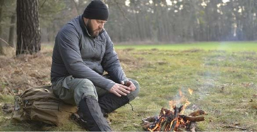 Helikon - Jacke Wolfhound Light Jacket - Climashield® Apex™ - Schatten Grau - KU-WLF-NL-35 - Militärjacken - Bekleidung