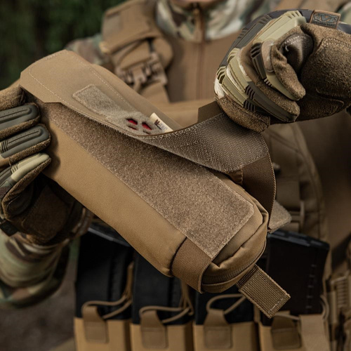 M-Tac - Rool Elite Abnehmbares Taktisches Erste-Hilfe-Set - Coyote - 51700005 - Medic Taschen