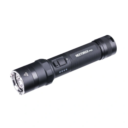 NEXTorch - P84 LED Taktische Taschenlampe mit 4800 mAh Akku - 3000 lm - Schwarz - P84 - LED-Taschenlampen