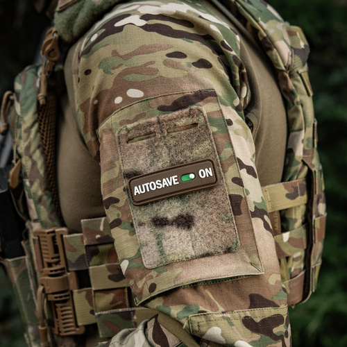 3D PVC Morale Patches - M-Tac - Moral Patch Autosave PVC - 3D - Coyote - 51116705