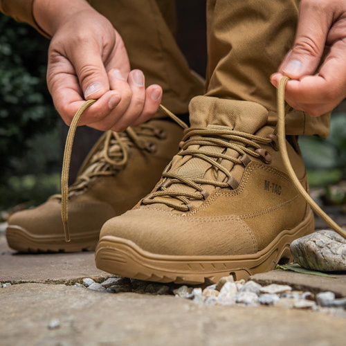 Militärstiefel - M-Tac - Patrol R Taktische Stiefel - Leder - Coyote - 30203905