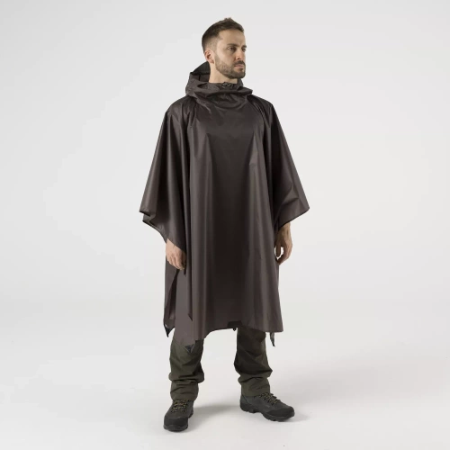 Ponchos - Regenumhänge - Helikon - Poncho Lightweight - Polyester Ripstop - Earth Brown - PO-LHW-PO-0A
