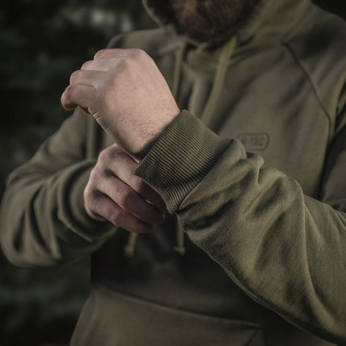 M-Tac - Taktischer Kapuzenpullover Cotton Raglan Hard Hoodie - Dark Olive - 51388048 - Militär-Sweatshirts - Bekleidung