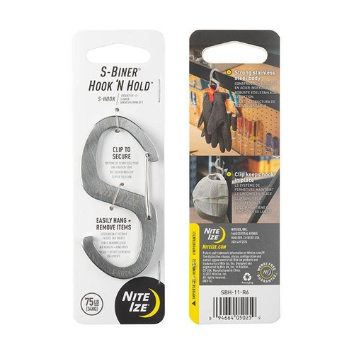 Nite Ize - S-Biner® Hook 'N Hold™ - Edelstahl - SBH-11-R6 - Nite Ize