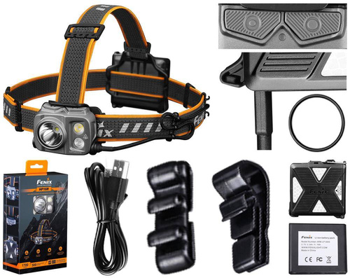 Outdoor - Fenix - LED-Stirnlampe 16R mit 3000 mAh Akku - 1250 Lumen - HP16R - LED-Taschenlampen
