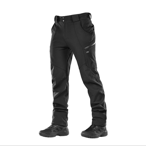Cargohosen - M-Tac - Trekking Softshell Winterhose - Schwarz - 20306002