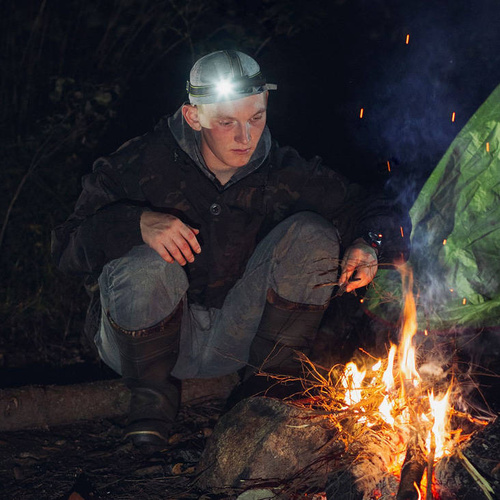 LED-Taschenlampen - Armytek - Stirnlampe Wizard C2 Pro - Magnetisches Ladegerät - 2500 lm - 18650 - Schwarz - F08701C