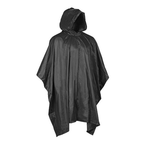 Mil-Tec - Leichter Regenponcho - PVC - Schwarz - 10628502 - Ponchos - Regenumhänge