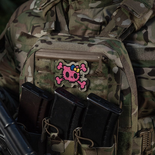 Morale Patch - M-Tac – Kitty Pink Patch – Stickerei – Gelbe und Blaue Schleife – MultiCam – 51393008