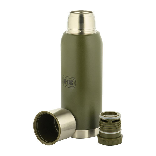 Outdoor - M-Tac - Edelstahl-Thermoskanne - Fassungsvermögen 1000 ml - Olive - UN-Y01-1000A - Tassen & Thermoskannen