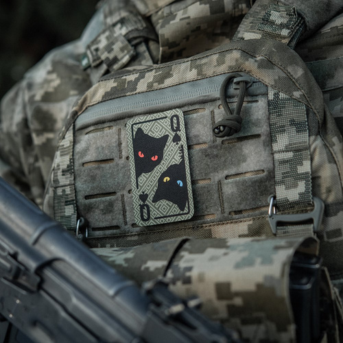 Andere - M-Tac – Aufnäher „Dame of Spades“ – Cordura 500D – Ornament – Oliv – 51362001