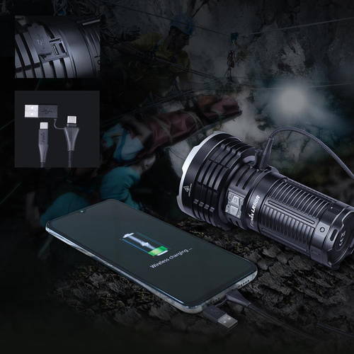 Outdoor - Fenix - LED-Akku-Suchscheinwerfer mit Powerbank-Funktion - 12.000 mAh - 12.000 Lumen - LR50R - LED-Taschenlampen