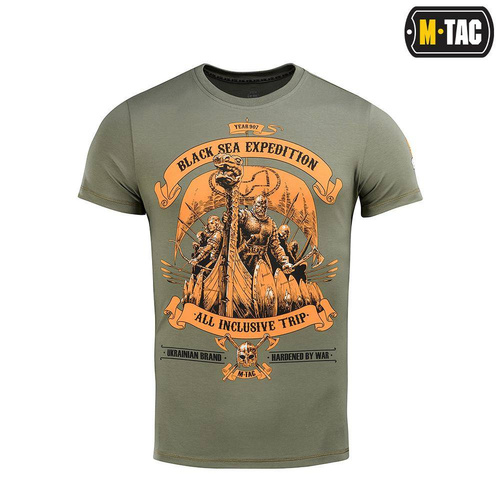 T-Shirts - M-Tac - T-Shirt Black Sea Expedition - Helles Oliv - 80025038