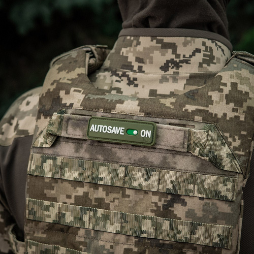 3D PVC Morale Patches - M-Tac - Moral Patch Autosave PVC - 3D - Olive - 51116701