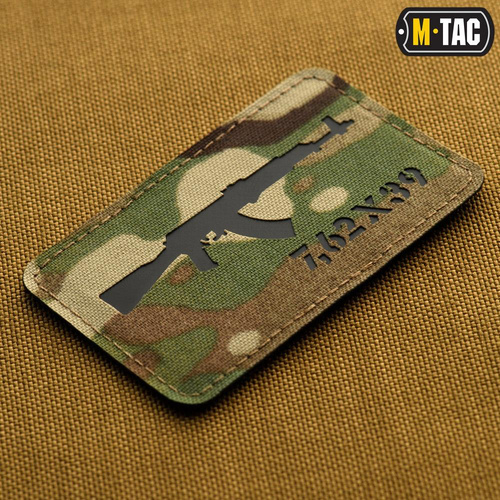 Morale Patch - M-Tac - AKM 7,62 x 39 Lasergeschnittener Aufnäher - Multicam/Schwarz - 51110802