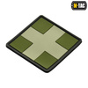 M-Tac - Medic Cross Square 3D PVC Patch - Olive - 51124001